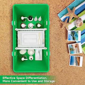 DGLOZE 2PCS Divider Tray for Bogg Bag Accessories for Bogg Bags Compatible with BOGG Bag Original X Large Organizing Bags and Divide Space with Bogg Bag Accessories Inserts (White)