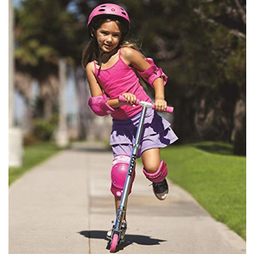 SWAGTRON K5 Kids Scooter - Light Up Wheels & Adjustable Height