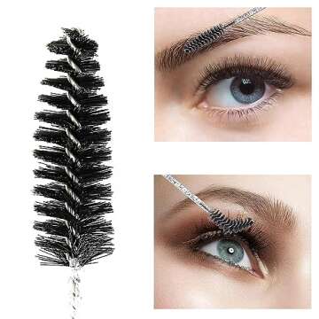 100PCS Disposable Eyelash Brush, Mascara Wands Makeup Brushes Applicators Kits for Eyelash Extension...