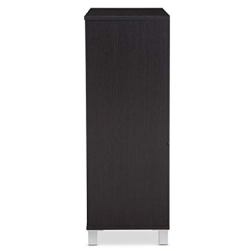 Baxton Studio Shirley Stylish Shoe Cabinet for Entryway