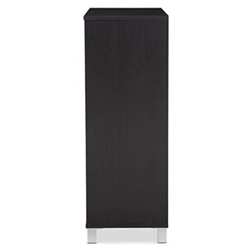 Baxton Studio Shirley Stylish Shoe Cabinet for Entryway