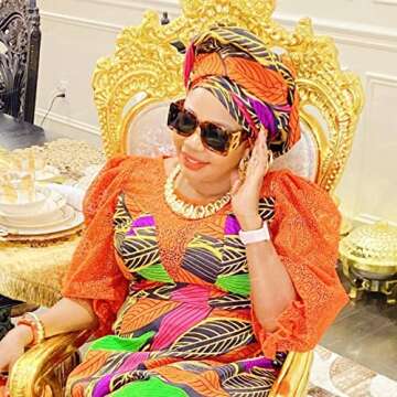 SeeBand Fashion Oversized Square Sunglasses for Women Men Trendy Black Thick Frame Luxury Designer Big Sun Glasses UV400 (Leopard/Gradient Brown/Gold Character)