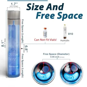 4ALLFAMILY Nomad Insulin Cooler for Travel - Compact & TSA Approved