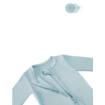RRP Unisex Baby Footies Pajamas - Soft Bamboo Sleepwear, 0-18 Months