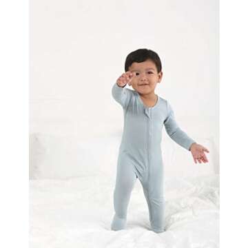 RRP Bamboo Baby Footies - Soft & Stylish PJs for Infants