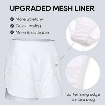 CRZ YOGA High Waisted Running Shorts for Women