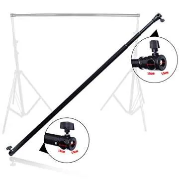 Fotoconic 10ft Telescopic Aluminum Background Support Crossbar