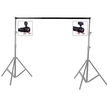 Fotoconic 10ft Telescopic Aluminum Background Support Crossbar