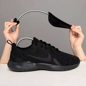 ZJHSXDR 10 Pairs Plastic Shoe Tree Stretcher Shaper for Men (Black)