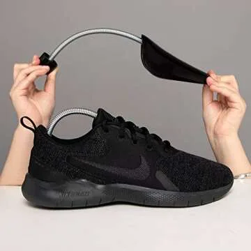 ZJHSXDR 10 Pairs Plastic Shoe Tree Stretcher Shaper for Men (Black)