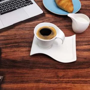 Creativity Home Porcelain Coffee Cups Set for Coffee Lovers