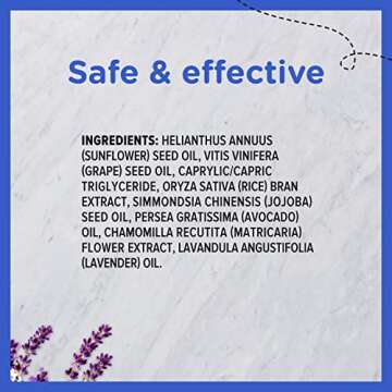 Zarbee's Baby Massage Oil, Calming and Soothing with Lavender and Chamomile to Help Sleep, 4oz Bottle