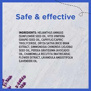 Zarbee's Baby Massage Oil, Calming and Soothing with Lavender and Chamomile to Help Sleep, 4oz Bottle