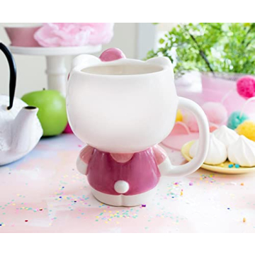 Hello Kitty 3D Sculpted Ceramic Mug for Coffee Lovers