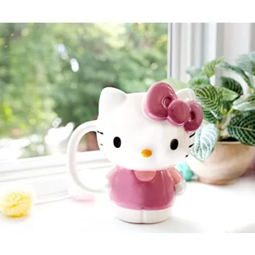 Hello Kitty 3D Sculpted Ceramic Mug for Coffee Lovers