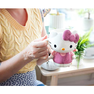 Hello Kitty 3D Sculpted Ceramic Mug for Coffee Lovers