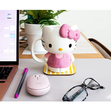 Hello Kitty 3D Sculpted Ceramic Mug for Coffee Lovers