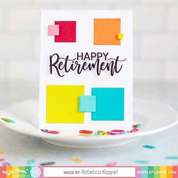 Waffle Flower Nesting Basics Dies Bundle 1 - Cardmaking Essential Panels Mat Layers - 17 Craft Cutting Dies for Each Shape: Circles (4-1/4" Down), Squares (4-1/4" Down), & Ovals (4-1/4" x 5-1/2" Down)