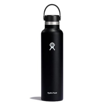 Hydro Flask 24 Oz Flex Cap Black Water Bottle