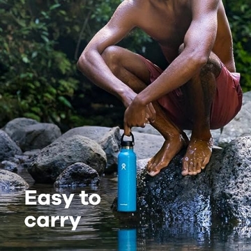 Hydro Flask 24 Oz Flex Cap Black Water Bottle