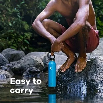 Hydro Flask 24 Oz Flex Cap Black Water Bottle