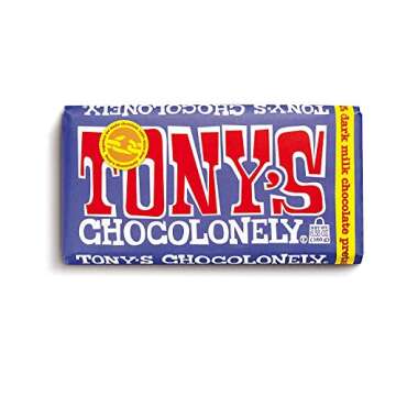Tony's Chocolonely Variety Bundle - Milk Chocolate Caramel, Milk Chocolate with Pretzel and Toffee, ...