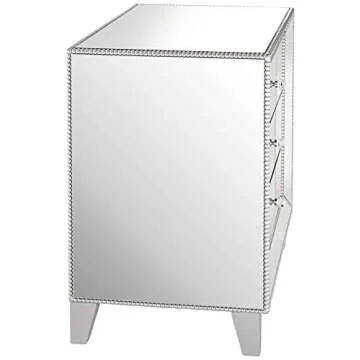 Glamorous Studio 55D Liza Mirrored Accent Table
