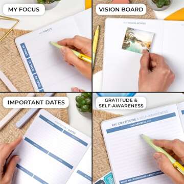 Clever Fox Planner 2nd Edition | Goal Setting & Organizer