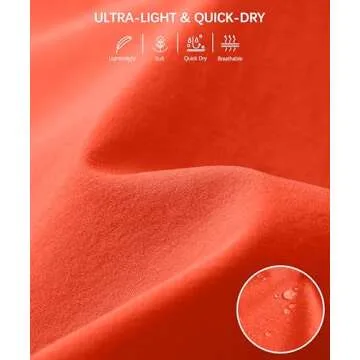 Women's Running Shorts High Waisted Quick-Dry 3 Inch Gym Workout Athletic Shorts for Women with Zipper Pocket(Orange, XL)