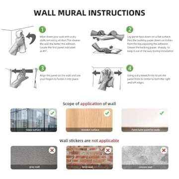 3 Sheets Glow in The Dark Wall Decals - Merry and Bright Wall Stickers - Luminous Christmas Light Bulb Stickers - PVC Window Cling Christmas Party Supplies for Holiday Decoration