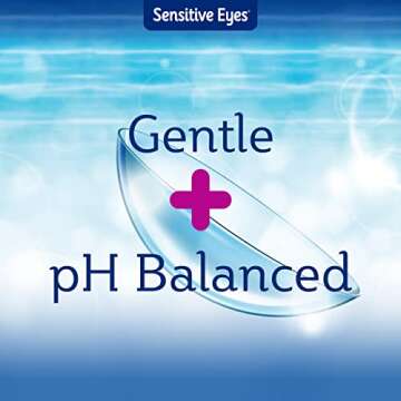 Sensitive Eyes Saline Solution from Bausch & Lomb, for Soft Contact & Gas Permeable Lenses, Saline S...