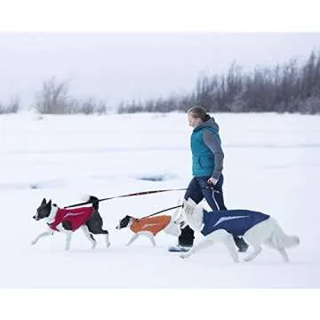 RC Pet Products Cascade Dog Coat, Essential All Weather Dog Jacket, Size 18, Arctic Blue