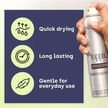 Toppik Colored Hair Thickener Spray - Instant Hair Volume