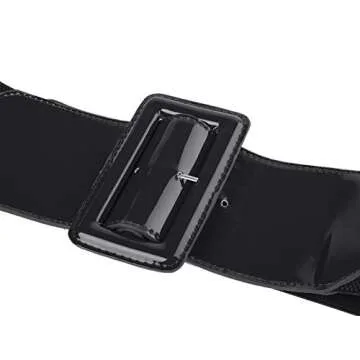 GRACE KARIN Women's Stretchy Belt 1950s 3 Inch Wide Elastic Belts