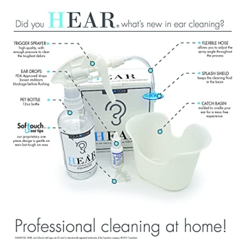 Safe Effective Earwax Removal Kit Adults Kids Home Use