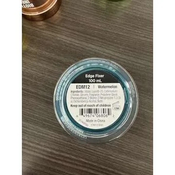 Red by Kiss Edge Fixer Hair Shine Gel, 24 Hour Max Hold, Non-Flaking, Biotin B7 Infused, Natural Styling, Professional Edge Control Wax, Perfect for Braiding (Watermelon)