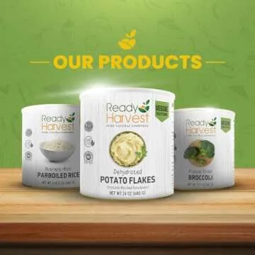 Ready Harvest Freeze-Dried Garlic for Camping and Survival