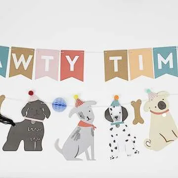 Meri Meri Puppy Party Garland for Joyful Celebrations