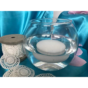 Beautiful Clear Bubble Bowl Glass Vase for Any Occasion