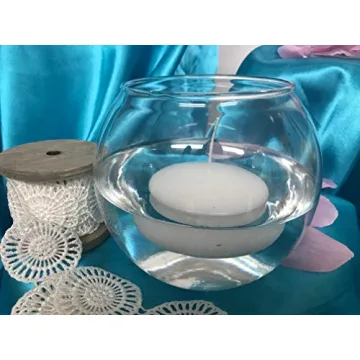 Beautiful Clear Bubble Bowl Glass Vase for Any Occasion