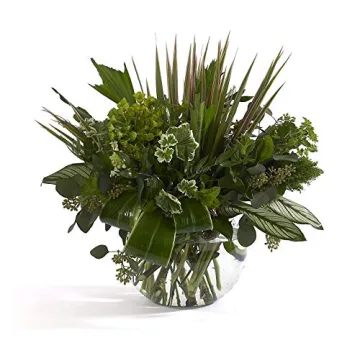 Beautiful Clear Bubble Bowl Glass Vase for Any Occasion