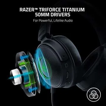 Razer Kraken V3 Pro Wireless Gaming Headset with Haptic Feedback