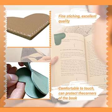Winjeto Cute Heart Bookmarks: Perfect for Book Lovers