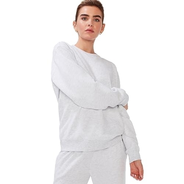 KUT & SO Women’s Essential Midweight Fleece Sweatshirt - Cozy & Chic Pullover