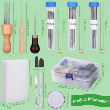 IMZAY Needle Felting Kit with 68 Needles and Tools