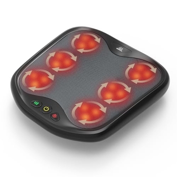 Snailax Shiatsu Foot Massager with Heat - Ultimate Relief for Tired Feet & Plantar Fasciitis