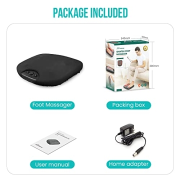 Snailax Shiatsu Foot Massager with Heat for Plantar Fasciitis Relief