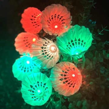 Inngree LED Badminton Shuttlecocks 10 Pack Glow Night Game