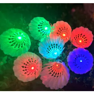 Inngree LED Badminton Shuttlecocks 10 Pack Glow Night Game