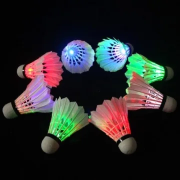 Inngree LED Badminton Shuttlecocks 10 Pack Glow Night Game